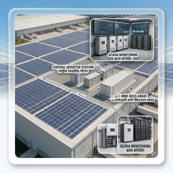 500 kW Mega Industrial Solar Grid